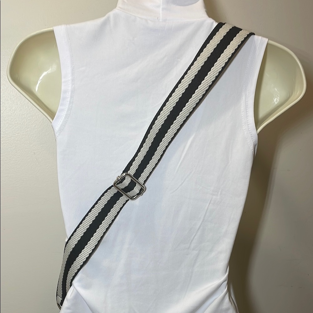 Ulta Beauty Black Crossbody Bag with Striped Strap - Picture 5 of 8